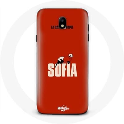 Samsung Galaxy J3 2017 hoesje La casa de papel Sofia Art