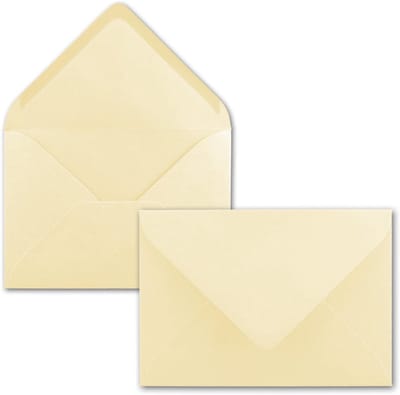 Set van 150 C5 Enveloppen in Vanillekleur, 22x15.5 cm, Zonder Venster