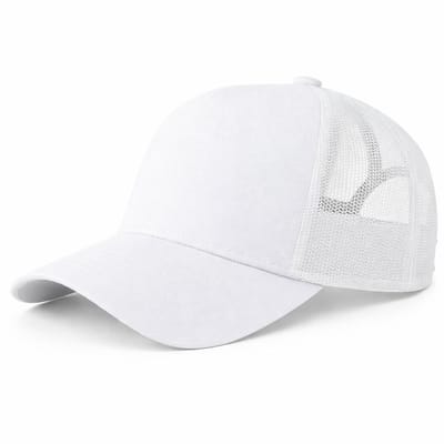 Trucker Cap – Frontier - Mesh Baseball Pet – Verstelbaar – Unisex – Ademend – Casual & Outdoor – Wit