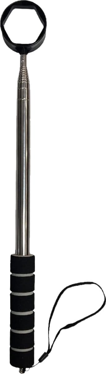 Bovista Golfbalhengel - Golfhengel - Uitschuifbaar - Ball Retriever - Golf Accessoires - Zwart