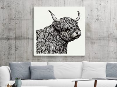 Kunstprint | Wanddecoratie | Dibond | 20 × 20 cm