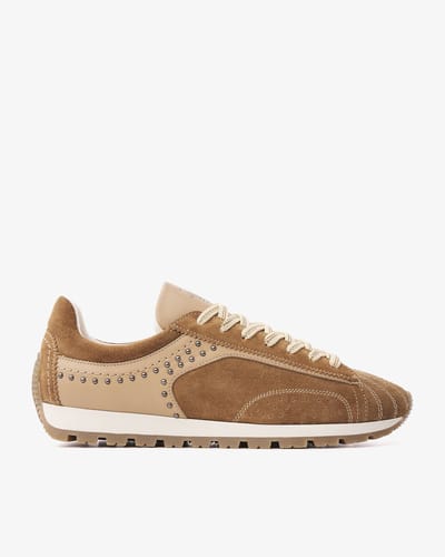 VIA VAI Scott Kyle Sneakers Dames - Leer,Suède - Beige - Maat 36