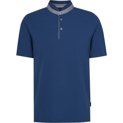 Bugatti Herren Poloshirt met opstaande kraag