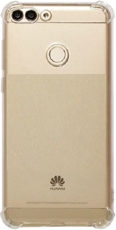Hoesje Geschikt voor Huawei P Smart Anti Shock silicone back cover/Transparant hoesje