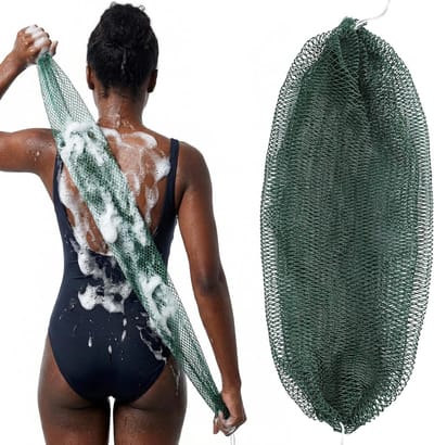 Afrikaanse netspons voor diepreinigende peeling, washandjes en rugborstel voor mannen en vrouwen