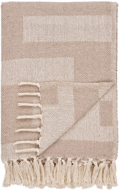 Adana Plaid 130x180cm taupe.