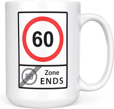 Grappige Verjaardag Mok 60 Jaar – Cadeau voor 60e Verjaardag – Koffiemok Keramiek