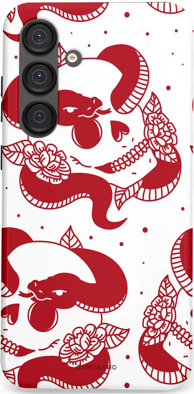 Casetastic Hoesje Geschikt voor Samsung S25 Plus - Stijlvolle Beschermende Duo-layer Case - Beet van de nacht