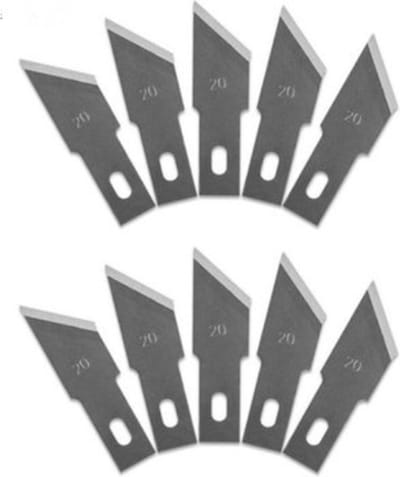 Losse Scalpel Mesjes | 10 Stuks | RVS | Scalpelmesjes | Scalpel Mesjes | Hobbymes | Chirurgisch Mesje