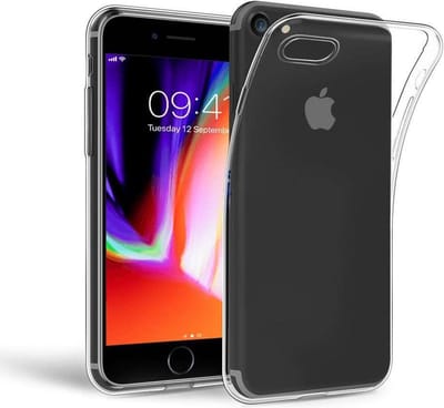 Just in Case hoesje geschikt voor iPhone 8 Hoesje Siliconen - Flexibele Case - Transparant