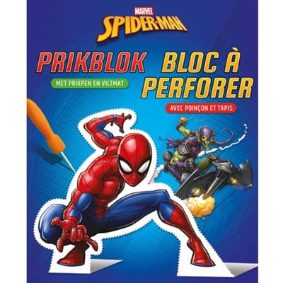 Spiderman prikblok Educatieve boeken (spelletjes en raadsels)