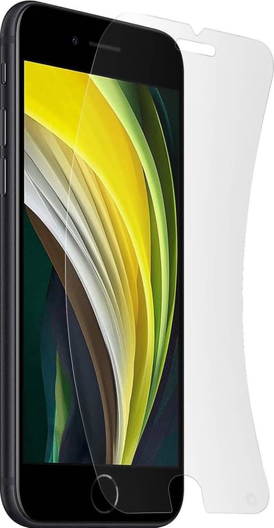 Force Case, Screenprotector geschikt voor iPhone SE 2020 - Tempered Glass, Transparant