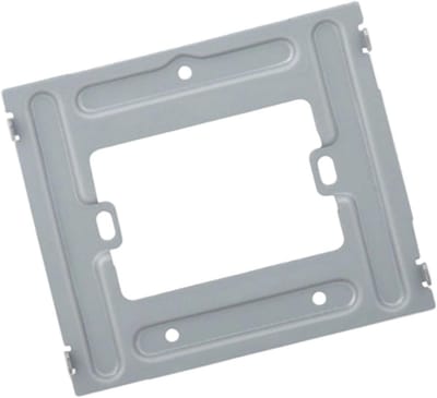 Montageplaat Deurbel - Camera Bevestiging - Veilige Installatie - Sterke Aluminiumlegering - 10 x 8 x 2 cm - Zwart
