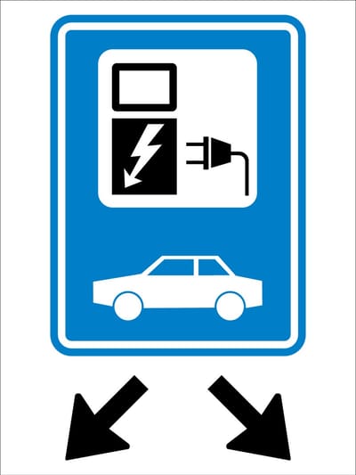 Elektrisch laden bord - Forex - 30 x 40 cm - Weerbestendig