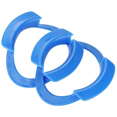 Wegwerp O-vorm Mondopener Intraoraal Wangretractor Mond Tanden Tandarts Gereedschap Blauw blauw