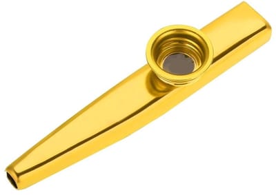 Dailygoody - Kinder Kazoo - Muzikaal Speelgoed - Perfect voor Feestjes - Gouden Kazoo - Geschikt voor Kinderen - Creatief Muziek maken