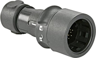Bulgin PXP6010/02S/CR/0507 Ronde connector Koppeling, recht Totaal aantal polen: 2 Serie (ronde connectoren): Buccaneer