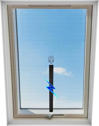 Magnetisch Hor voor Vouwramen - Insectenbescherming, Op Maat Snijden, 150 x 130 cm, Eenvoudig Te Monteren zonder Boren