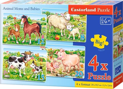 Animal Moms and Babies - 55 stukjes