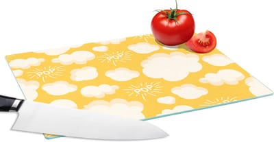Glazen Snijplank - 28x20 - Popcorn - Quotes - Patronen - Pop - Snijplanken Glas