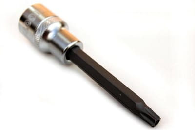 Hoogwaardige zeskant Dop T20 Lang met Stirnloch – Duurzaam S2 Gereedschapsstaal, 1/2 inch opname en ca. 100 mm lengte voor Precisie, Veiligheid en Langdurig Gebruik bij Schroefwerkzaamheden