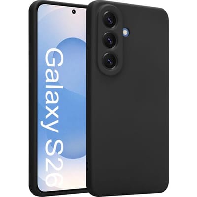 Shieldcase siliconen hoesje geschikt voor Samsung Galaxy S26- Schokbestendig - Anti Slip - Perfecte pasvorm - Zwart