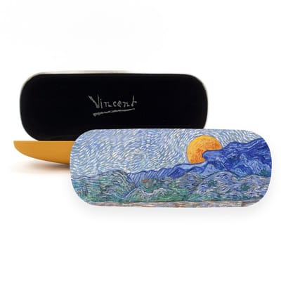 Lanzfeld - Brillenkoker - Landschap met Korenscholven - Van Gogh - Hard Case - Microfiber