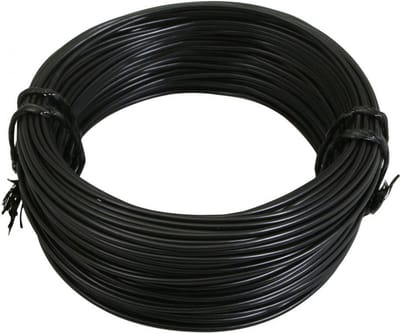 Bobine fil électrique noir multibrin 12/10 1.00mm² x 50m faisceau pour moto cyclo