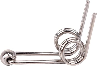 Torsieveren - Krultang veren - Onderdelen vervangen - Veerstaal materiaal - 4 stuks - Zilver