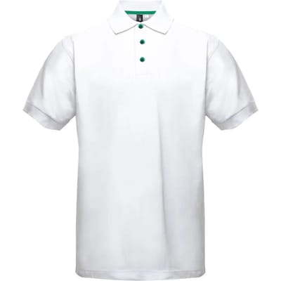Polo met contrasterende knopen Pen Duick