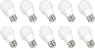 Spectrum LED Kogellamp E27 6W - 230V - 560 Lumen - 6000K Koud wit - Helder daglicht - Energiezuinig - 10 stuks