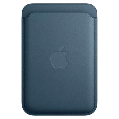 Apple FineWoven Wallet MagSafe met 'Zoek-mijn' functie - Pacific Blue