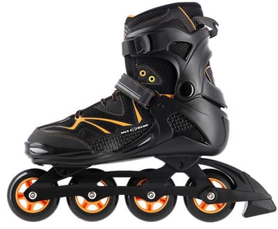Nils Extreme NA9022 - Inlineskates - Zwart/Oranje - Aluminium Frame - ABEC 9