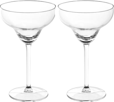Secret de Gourmet Cocktail/margarita glazen - 8x stuks - 300 ml - transparant