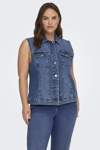 ONLY CARMAKOMA - CARWESPA WEST DNM PIM619 NOOS Dames Gilet