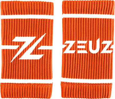ZEUZ 2 Stuks Zweetbanden voor Pols – Polsband – Zweet Wrist Wraps – Unisex Volwassenen - Oranje