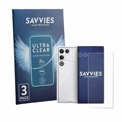 Savvies - Screenprotector voor ZTE Nubia Red Magic 11 Air (Voor+Camera) - Folie Beschermfolie transparant 6 Stuks