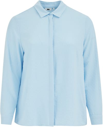 WE Fashion Dames blouse met structuur - Curve
