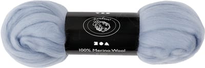 Merino Wol, dikte 21 my, ice blue, 100 gr/ 1 doos