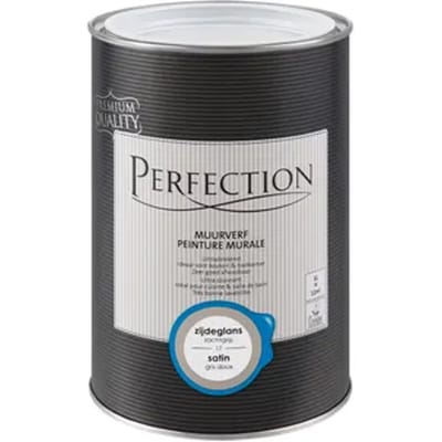 Perfection Ultradekkend Muurverf - Zijdeglans - Zachtgrijs - 1l