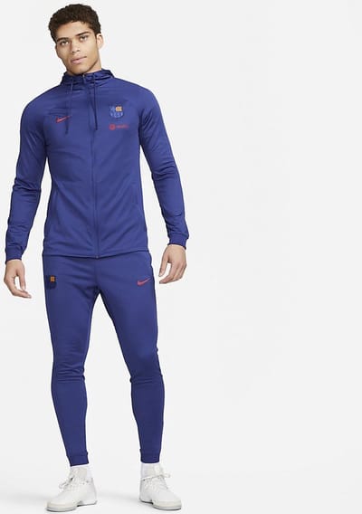 Nike FC Barcelona Strike Dri-FIT Voetbaltrainingspak met Capuchon