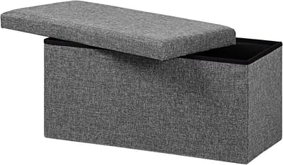 Moderne 2-in-1 Zitbank met Opbergruimte – Klapbaar en Comfortabel 80x38x38cm