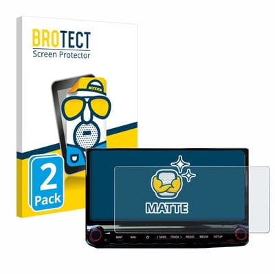 BROTECT - Screenprotector voor Kia Ceed 2022 Infotainment System 10.25" - Folie Beschermfolie matte 2 Stuks