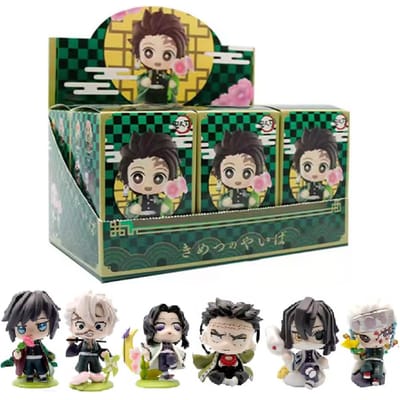 Demon Slayer Model Mysteriebox Kamado Tanjirou Kamado Nezuko Collectie Willekeurig Anime Cadeau Verrassingsbox voor Fans