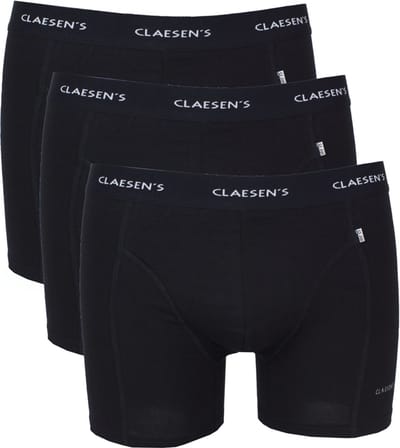Claesen's® - Boxershort Zwart 3-PackCL 20823-Black-XL