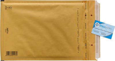 Specipack® Luchtkussen enveloppen Bruin F16 - Bubbelenveloppen 220 x 340 mm A4 - Doos met 100 enveloppen