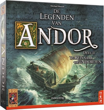 999 Games De Legenden van Andor: De Reis naar het Noorden Uitbreiding Bordspel - Coöperatief spel