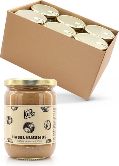 KoRo | 100% hazelnootpasta 6 x 500 g