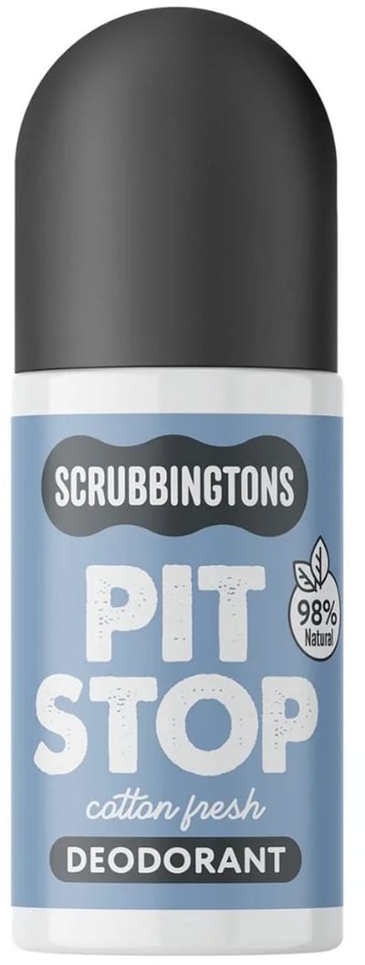 Scrubbingtons Roll On Deodorant Cotton Fresh 75ml