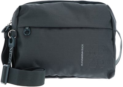 MANDARINA DUCK schoudertas MD20 Medium Zip Crossover Pine Green petrol